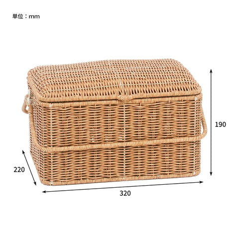 NATURAL STORAGE BOX / sewing / first aid kit / 置いてあるだけで空間にやさしくなじむ実用性とデザイン性を兼ね備えた収納ボックス