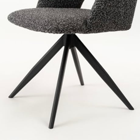 Stylish Design fabric chair Turn / GY , DGY / ファブリック / ダイニングチェア