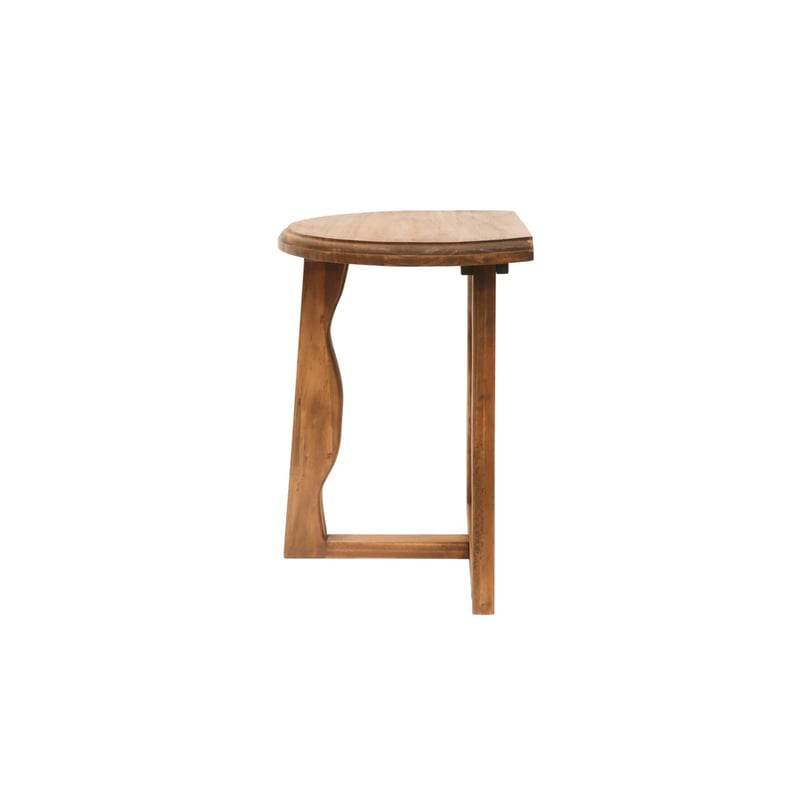 PINE WOOD STOOL 'N' TABLE MOON / アンティークのような風合いが