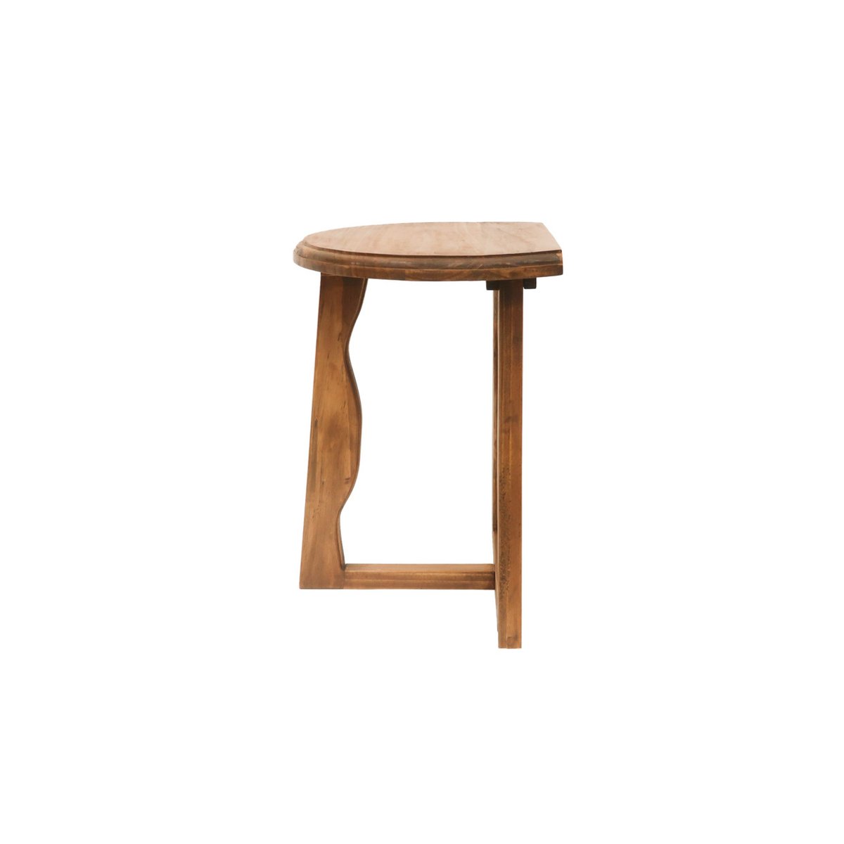 PINE WOOD STOOL 'N' TABLE MOON / アンティークのような風合いが