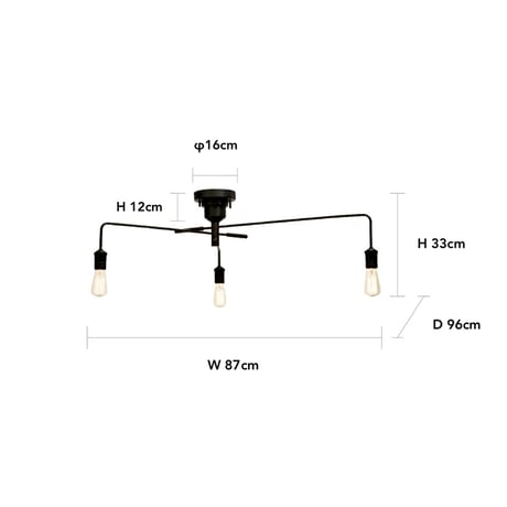 CEILING LIGHT Narost / ミニマルで無機質がおしゃれな可動式シーリングライト / リビング照明 シーリング 天井照明 / アンティークインテリア / インダストリアル