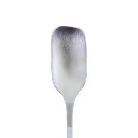 aluminum jam & ice cream spoon /アイスも食べやすくなるスプーンと底に残ったジャムや取りにくい縁の部分もすくいやすい形のスプーン / ペア2本入り / スプーン