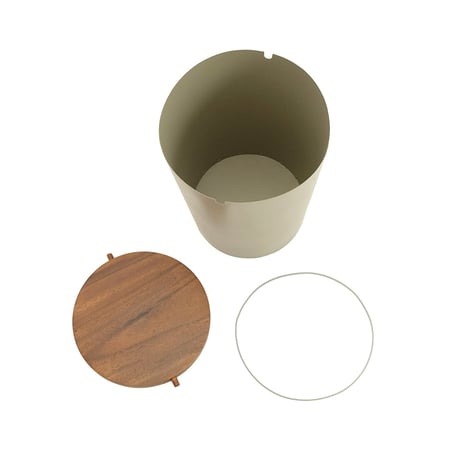 Galvanize dust box / インテリアに馴染みゴミ箱であることを忘れるような佇まいの美しいダストボックス / BE , DG