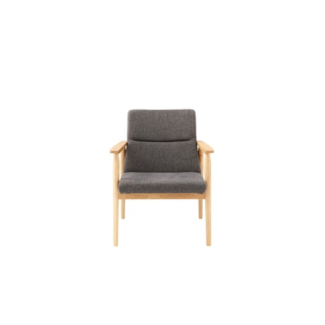 DINING CHAIR & SOFA / 明るいナチュラルな木目のファブリックチェア / ダイニングチェア / ソファ / 1人掛けソファー