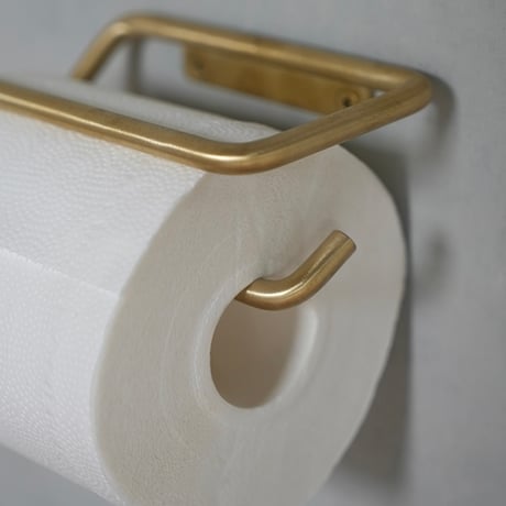 KT brass paper holder / 他にはない個性的なデザインの トイレットペーパーホルダー / シングル , ダブル