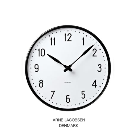 ARNE JACOBSEN / DENMARK 掛け時計 Wall Clock / Station 210mm   43633