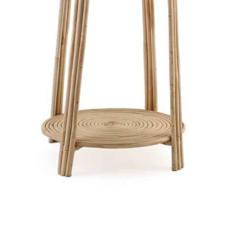RATTAN PLANT STAND / Sサイズ , Lサイズ / ナチュラルな美しさを引き立てる2段プラントスタンド