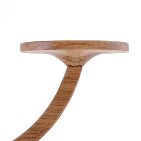 ACACIA WOOD CANDLE HOLDER + LED CANDLE / キャンドル ボーティブ 2個付き