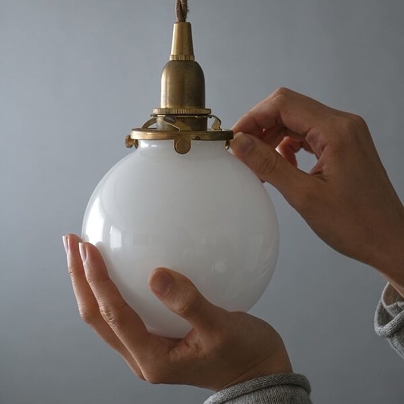 ラウンドガラス ペンダントライト / ラウンドミニガラスシェード +