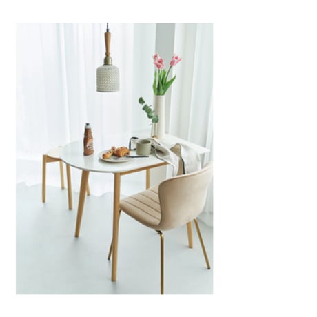 SIDE ARCH DINING TABLE / ダイニングテーブル / ナチュラル , ホワイト / コンパクトテーブル / ナチュラルインテリア