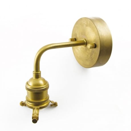 BRASS ENTRANCE LIGHT + SHADE  / アイアンのミニシェードと美しい真鍮のエントランスライト / 電球なし / 屋外ライト / 玄関照明 / タイプA