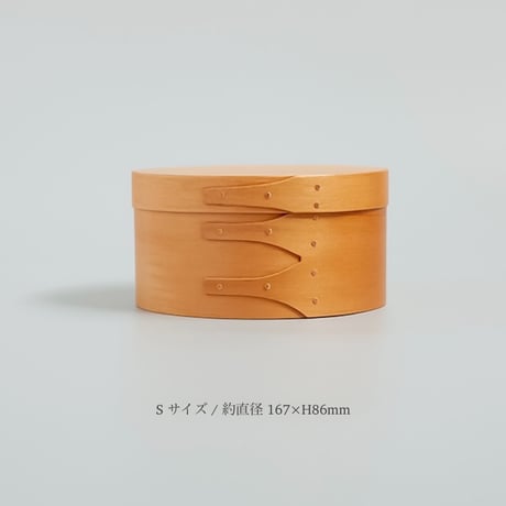SHAKER ROUND  BOX SS ,  S , M / シェーカーハンドルボックス / ライトブラウンシリーズ