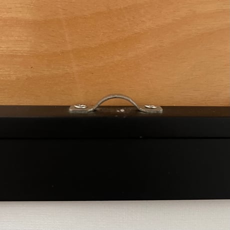 ■ USED / WOOD POSTER HANGER / BLACK / ポスターを額装に入れずにラフに演出できるポストフレーム / マグネット挟み込みタイプ / A1 A2  B2  B3