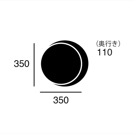 FRANKLIN -wall clock / Black / スイープムーブメント / 掛け時計