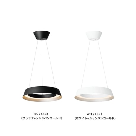 Loop LED-pendant light / ループ LEDペンダントライト / LED内蔵 リビング ダイニング 調色 調光 / 大型 取り付け簡単/ ARTWORK STUDIO