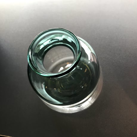 FLOWER VASE / ガラスベース / フラワーベース / 一輪挿し / GREEN / HOMESTEAD