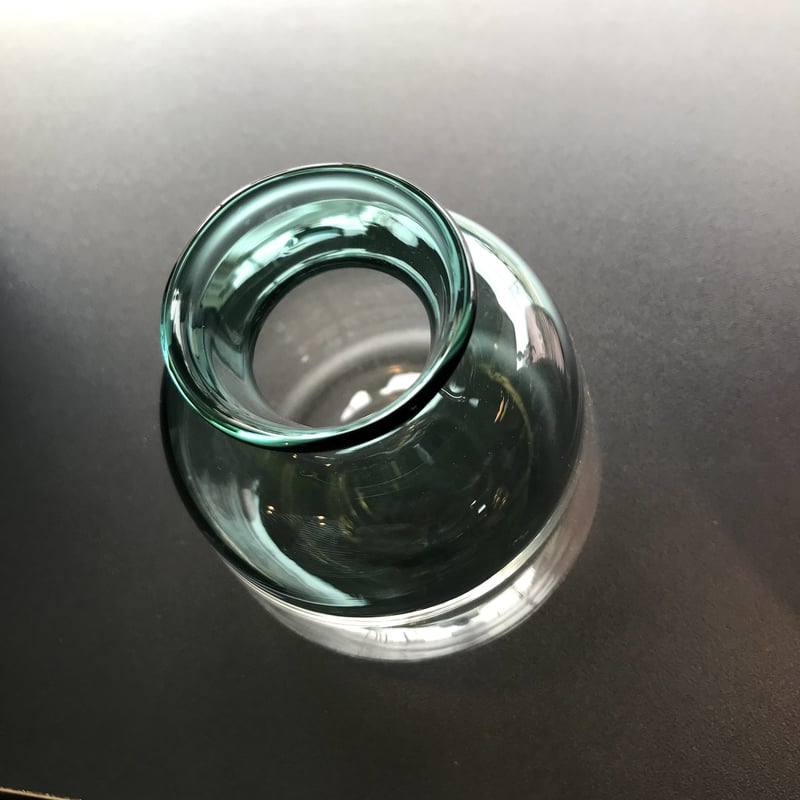 FLOWER VASE / ガラスベース / フラワーベース / 一輪挿し / GREEN /
