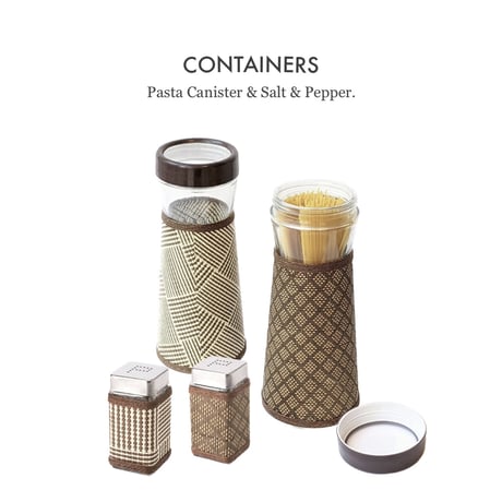 kitchen CONTAINERS  / Salt & Pepper Set / Canister Lサイズ / パスタジャー / キッチン雑貨 / 収納ジャー