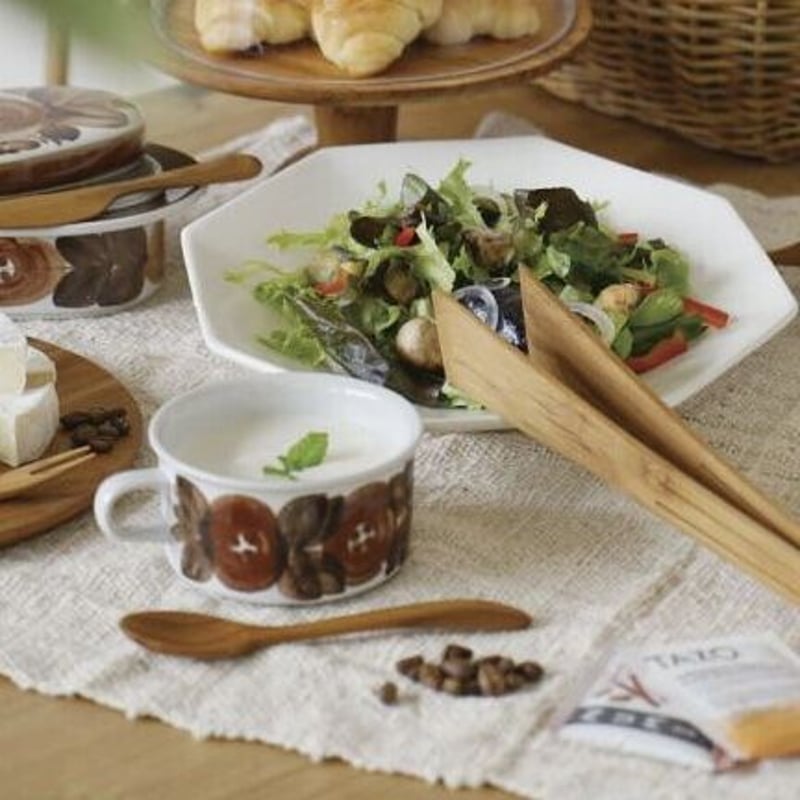 AXCIS チーク フォーク&スプーン 02 / ペア2本セット / スプーンサイズ