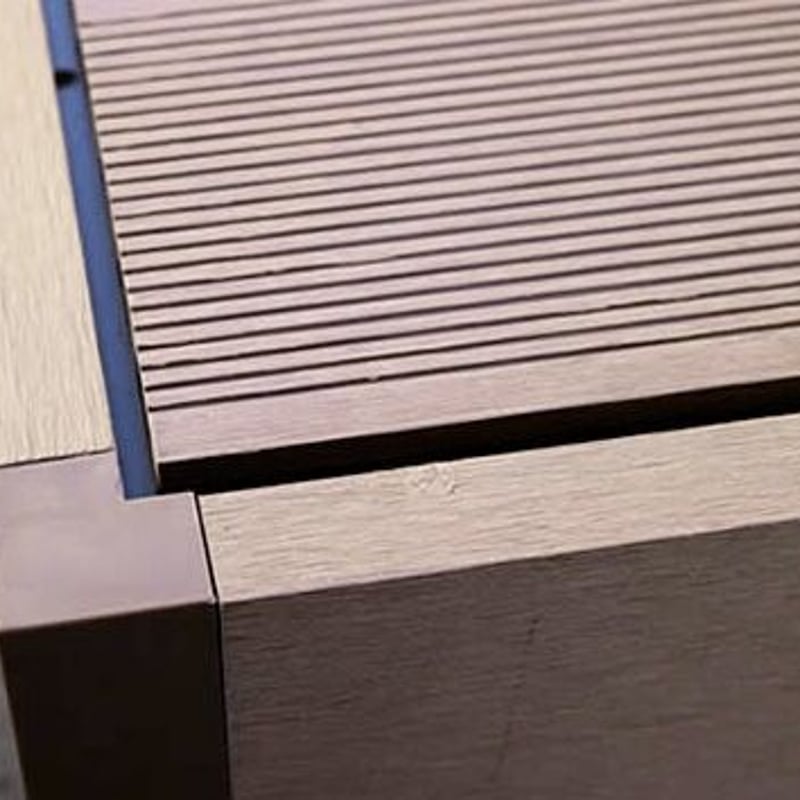 人工木ウッドデッキＣセット ウッドデッキ 縁台 ステップ台 フェンス（364） 人工木ウッドデッキCセット ウッドデッキ 縁台 ステップ台 フェンス