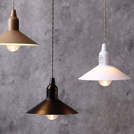 HANG LAMP シェードランプ  / TYPE 2 POST GENERAL / 電池式ランプ / WHITE  , SAND BEIGE , SAX BLUE , BLACK