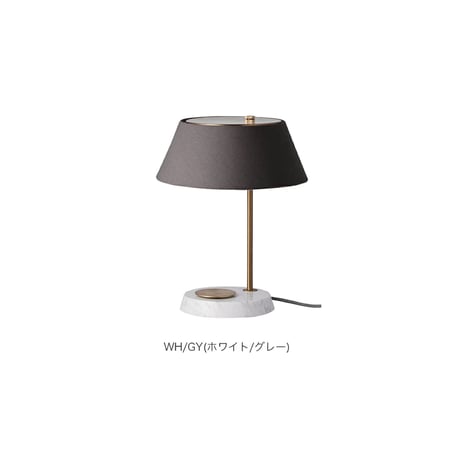 Esprit-table lamp / エスプリテーブルランプ 1灯 E17 40W 布シェード 真鍮 大理石 / タッチスイッチ 3段階点灯切替