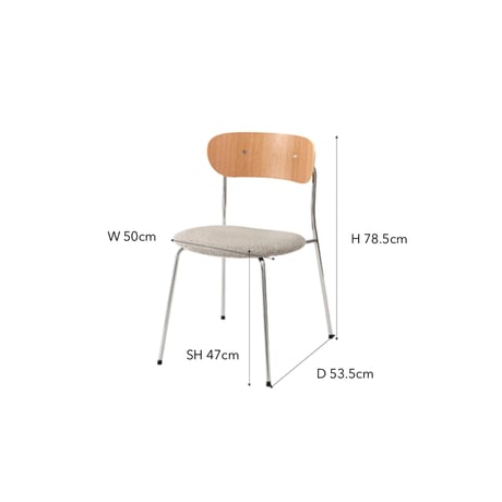 Natural MORDERN DINING CHAIR / スタイリッシュチェア / ダイニングチェア