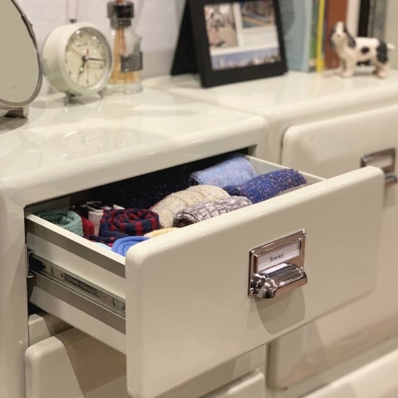 5 DRAWERS CHEST / RAW , IVORY / ドロワーチェスト / リビン