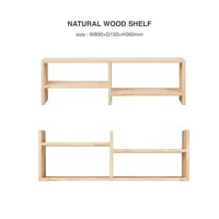 NATURAL WOOD SHELF / ナチュラルな木の風味が魅力な無垢材のシェルフ