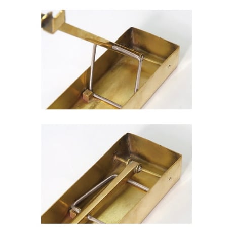 MOSQUITO COIL HOLDER / アイアン , 真鍮それぞれの素材感をそのまま活かした蚊取り線香ホルダー / インダストリアル モスキートコイルホルダー POST GENERAL