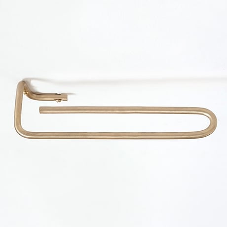 BRASS TOWEL HANGER / Sサイズ , Mサイズ / ren by AXCIS / スタイリッシュながら緊張感を与えない心地よさのタオルハンガー