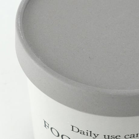 CANISTER 02 / セット / アイスクリームカップを連想させるエコなキャニスター / IVORY , GRAY