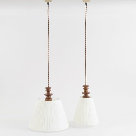 PENDANT LIGHT  by shesay / 雰囲気のあるシーシャムウッドのパーツの照明  / Sサイズ （E17 口径）Lサイズ（E26 口径）/ 電球なし / コード長 70cm