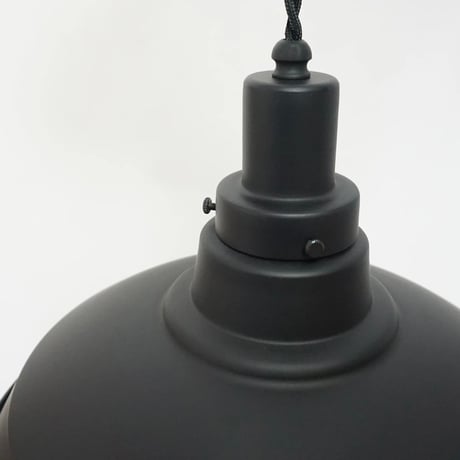 ALUMINUM SHADE PENDANT LIGHT 02  / 軽くて丈夫なアルミシェードのペンダントライト / シーリングカバー付き / LED電球 選択 / WHITE , BLACK