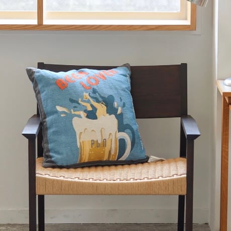CUSHION COVER / 遊び心のあるメッセージとデザイン / クッションカバー / SICK , NEVER BETTER , BEER LOVER , COFFEE HOLIC