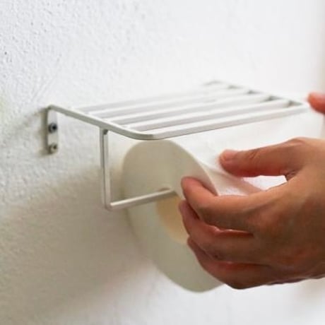IRON toilet PAPER HOLDER / マットな質感のアイアントイレットペーパー / ペーパーホルダー WHITE , BLACK