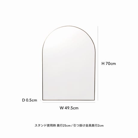 BRASS WALL 'N' STAND MIRROR / 真鍮の輝き、時とともに深まる / スタンドミラー / 壁掛けミラー / 大型ミラー