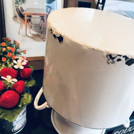 IRON MILK POT / ドライ&フラワーベース / WH