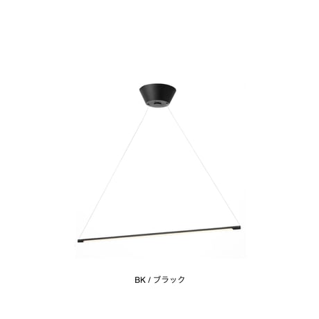 Vision 90 LED-pendant light / WHITE , BLACK / 90cm , 120cm