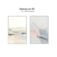 Abstract art panel / 01 , 02 /  アートパネル アートフレーム モダンアート MADE IN JAPAN / サイズ : 60×90cm