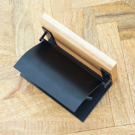 WOOD+IRON toilet" PAPER HOLDER / トイレットペーパーホルダー / シングル , ダブル / BLACK , ANTIQUE GOLD