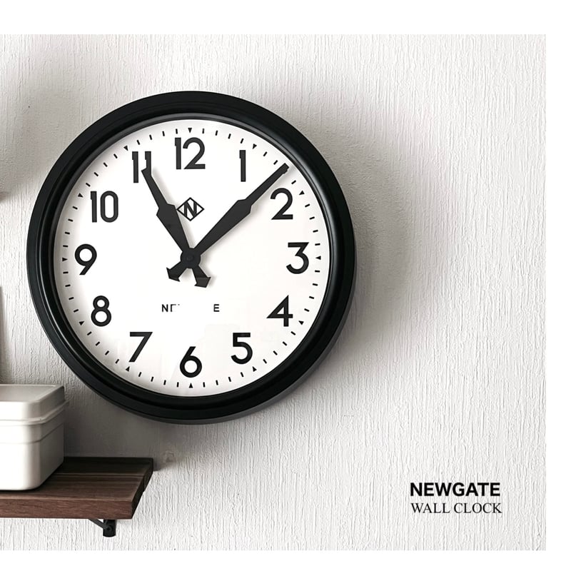 NEWGATE 50's electric wall clock / WHITE / φ37 NEWGATE 50's electric wall clock / WHITE / φ37