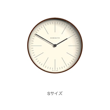 NEWGATE  Mr.Clarke / ミッドセンチュリー / Sサイズ : φ280×D43mm / Lサイズ : φ400×D47mm NEW GATE 掛け時計 ウォールクロック