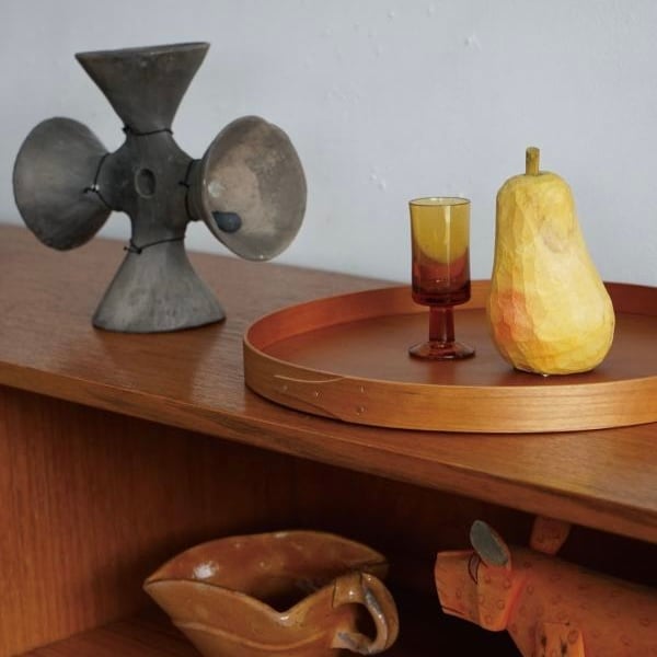 AXCIS / 洗練されたシェーカー素材のトレイ / ベーシック / ラウンド