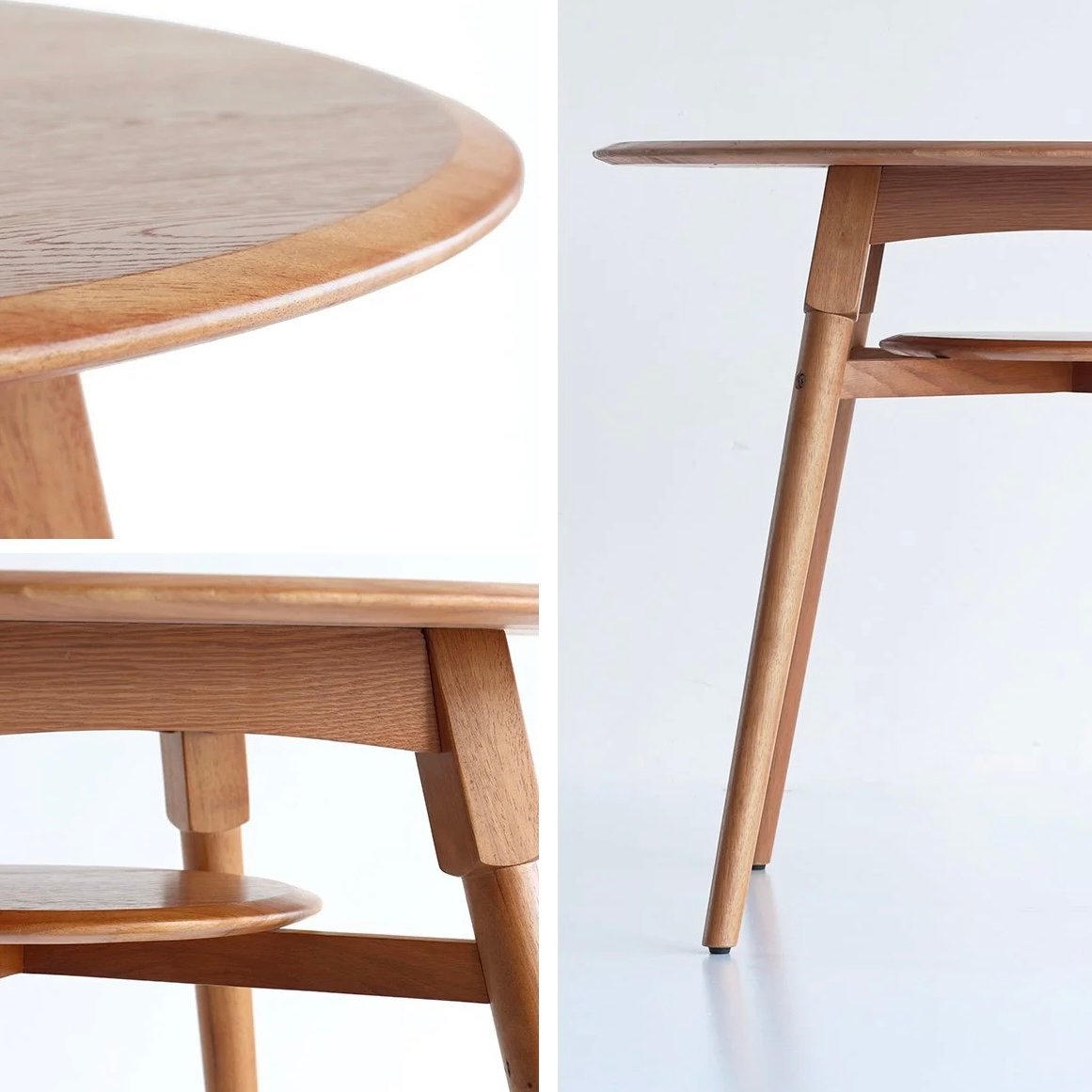 round table 円形テーブル H71cm W90cm Dining Table 900 / ROUND TABLE / 空間を広く見せる 円形天板の