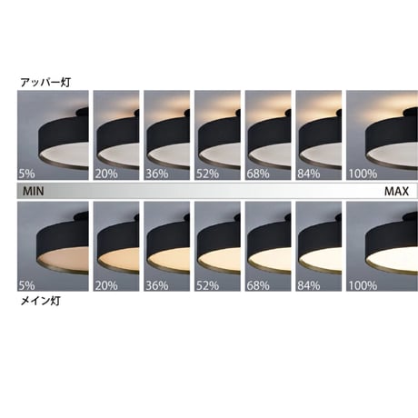 GLOW 6000 LED-ceiling lamp  / ARTWORK  STUDIO / 天井照明 / シーリングランプ / 高寿命 LED内蔵 調光 調色 リモコン付 （〜約14畳用）