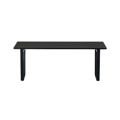 ASH + STEEL LEG DINING TABLE 1800 / BROWN , BLACK / アッシュ無垢材とスチール脚のダイニングテーブル