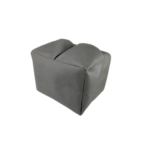 合皮素材のシンプルな収納ケース / ティッシュケース / ストレージボックス / ウォールポケット6  ▷DARK GRAY / 壁面収納 / レター収納