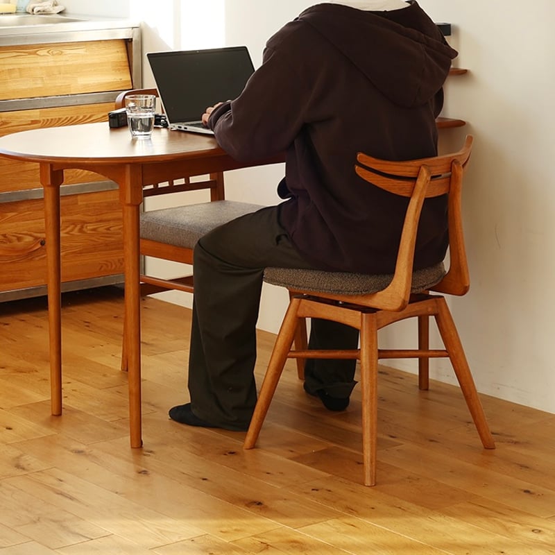 青緑色の木製スピンチェア ロータイプ 青緑色の木製スピンチェア ロー