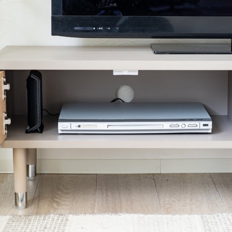 NATURAL × GRAY LOW BOARD 120 / トレンドカラーとナチュラルな木目のTV BOARD / サイズ : W1200×H350×D350 (mm)